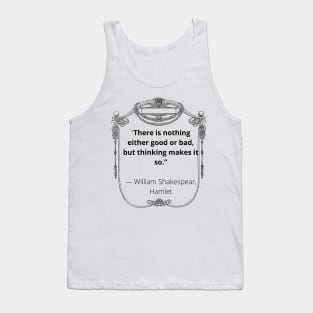 A Quote From Hamlet Tank Top